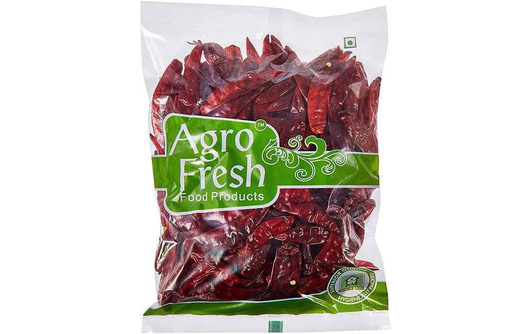 Agro Fresh Premium Guntur Chilly    Pack  200 grams